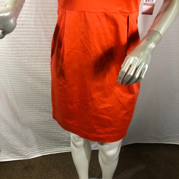 Michael Michael Kors Dress Cut Out Back Orange 12 NWT - Picture 6 of 13